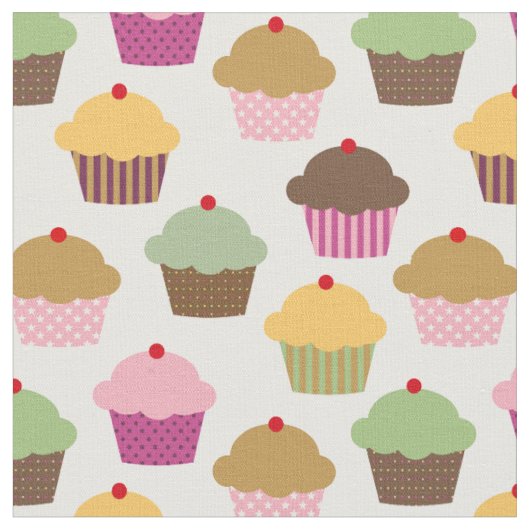 Tissu de pâtisseries éclatantes (Fermer)