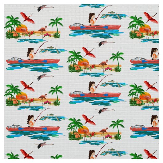 Tissu de pêche de kayak (Échantillon)