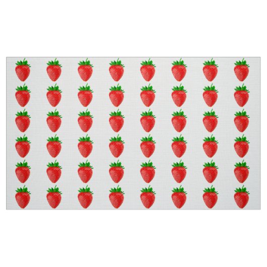 Tissu de peuplier en polyester à fraise (Fat Quarter)
