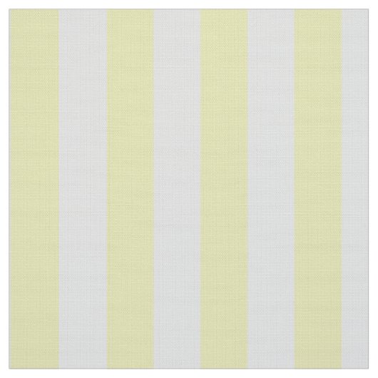 Tissu de peuplier imprimé, rayures jaune et blanch (Échantillon)