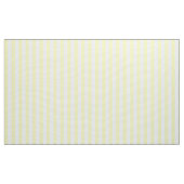 Tissu de peuplier imprimé, rayures jaune et blanch (Yard)