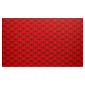 Tissu de peuplier polyester de la libellule rouge (Yard)