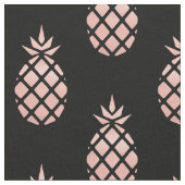 Tissu de pineapple or et noir à la coupe (Fermer)