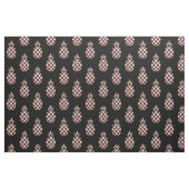 Tissu de pineapple or et noir à la coupe (Fat Quarter)