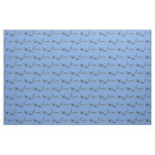 Tissu de pingouins mousseux (bleu clair) (Fat Quarter)