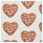 tissu de pizza en forme de coeur (Échantillon)