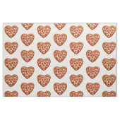 tissu de pizza en forme de coeur (Fat Quarter)