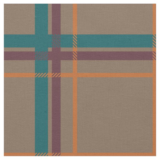 Tissu de plaid chic d'automne (Fermer)