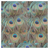 Tissu de plumes de queue de paon (Fermer)