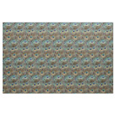 Tissu de plumes de queue de paon (Fat Quarter)