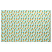 Tissu de point de polka d'Aqua d'été d'ananas (Fat Quarter)