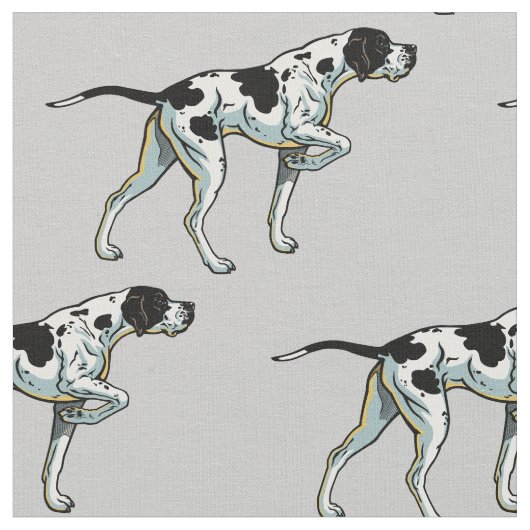 tissu de pointeur anglais (Fermer)