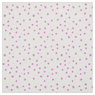 Tissu de points de peinture rose