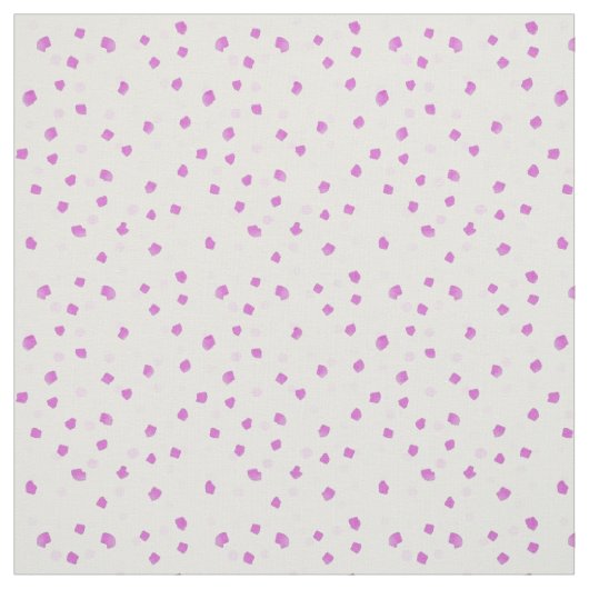 Tissu de points de peinture rose (Échantillon)