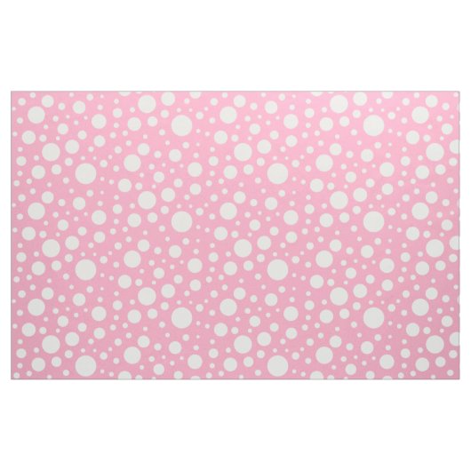 Tissu de points roses (Yard)