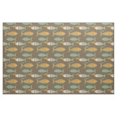 Tissu de poisson kitsch Vintage Brown (Fat Quarter)