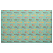 Tissu de poisson kitsch Vintage turquoise (Fat Quarter)