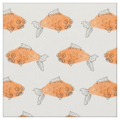 Tissu de poisson rouge (Fermer)