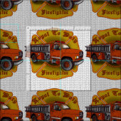 Tissu de pompier Loyal To Duty (Carreau)