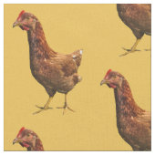 Tissu de poulet de poule de rouge d'île de Rhode (Fermer)