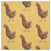 Tissu de poulet de poule de rouge d'île de Rhode (Échantillon)