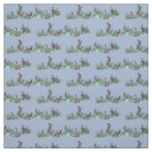 Tissu de prairie de lapin (bleu clair) (Échantillon)
