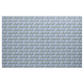 Tissu de prairie de lapin (bleu clair) (Fat Quarter)