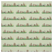 Tissu de pré de chien de prairie (vert clair) (Échantillon)