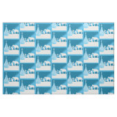 Tissu de prière du cowboy de Noël occidental (Fat Quarter)