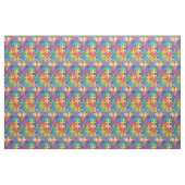 Tissu de puzzle d'aquarelle de sensibilisation sur (Fat Quarter)