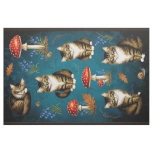Tissu de Quilting Artistique Chats
