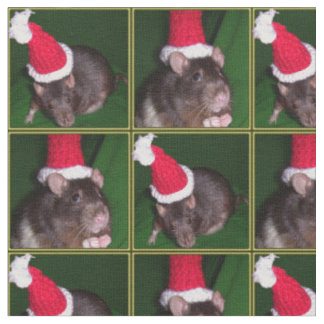 Tissu de rat de Père Noël