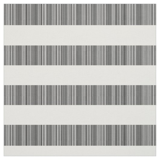 Tissu de rayures modernes en noir blanc (Échantillon)