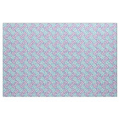 Tissu de recouvrement d'Aqua, pourpre et blanc de (Yard)