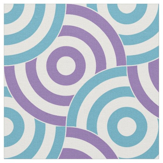 Tissu de recouvrement d'Aqua, pourpre et blanc de (Fermer)