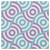 Tissu de recouvrement d'Aqua, pourpre et blanc de (Échantillon)