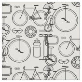 Tissu de recyclage d'impression de bicyclette de (Fermer)