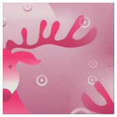 tissu de rennes roses (Fermer)