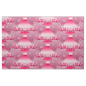 tissu de rennes roses (Fat Quarter)