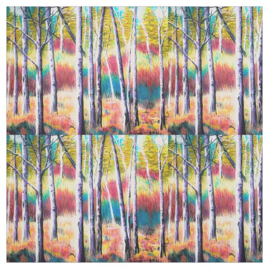 Tissu de rêve Abstrait Aspen (Échantillon)