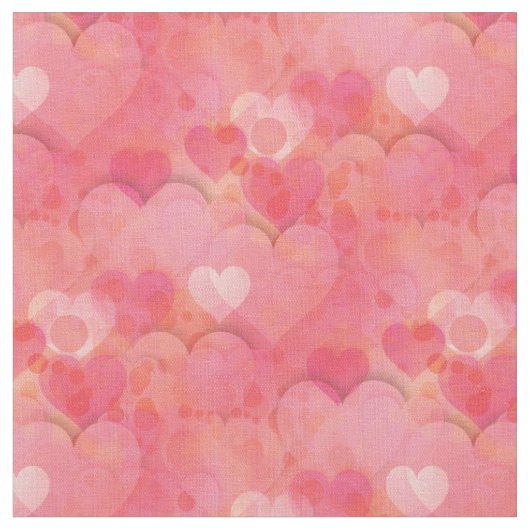 Tissu de rêves de Coeurs roses (Fermer)