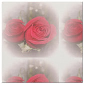 Tissu de roses rouges souples (Fermer)
