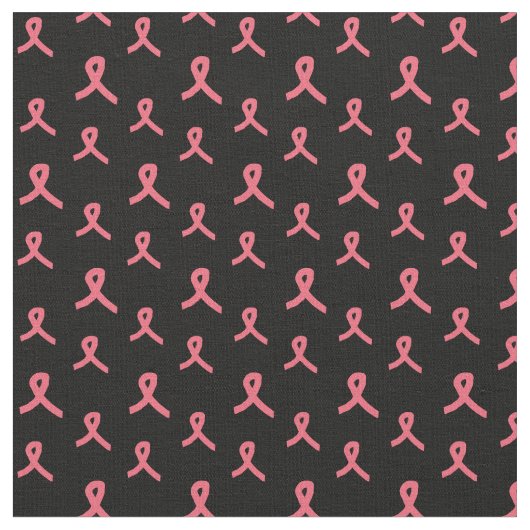 Tissu de ruban rose sur noir (Fermer)