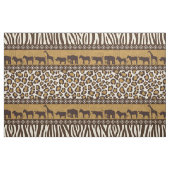 Tissu de safari d'Afrikan (Fat Quarter)