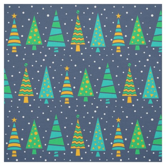 Tissu de sapin neigeux (Échantillon)