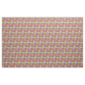 Tissu de sergé de coton géométrique clair (Yard)