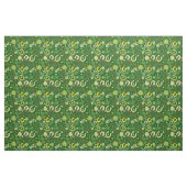 Tissu de shamrocks et de fers à cheval (Fat Quarter)