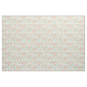 Tissu De SHELL échelles de sirène dans le corail, menthe (Yard)