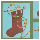 Tissu de singe de Noël (Fermer)