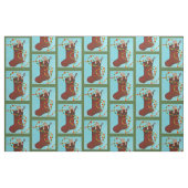Tissu de singe de Noël (Fat Quarter)